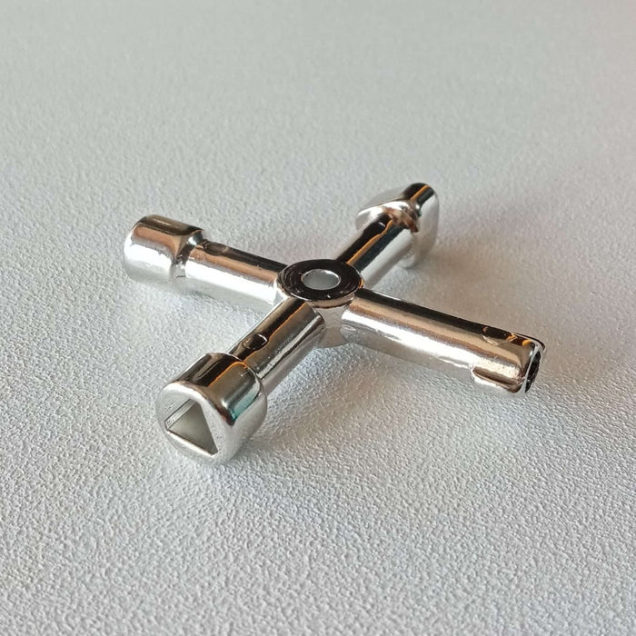 Chiave universale metallica per contatore acqua luce e gas