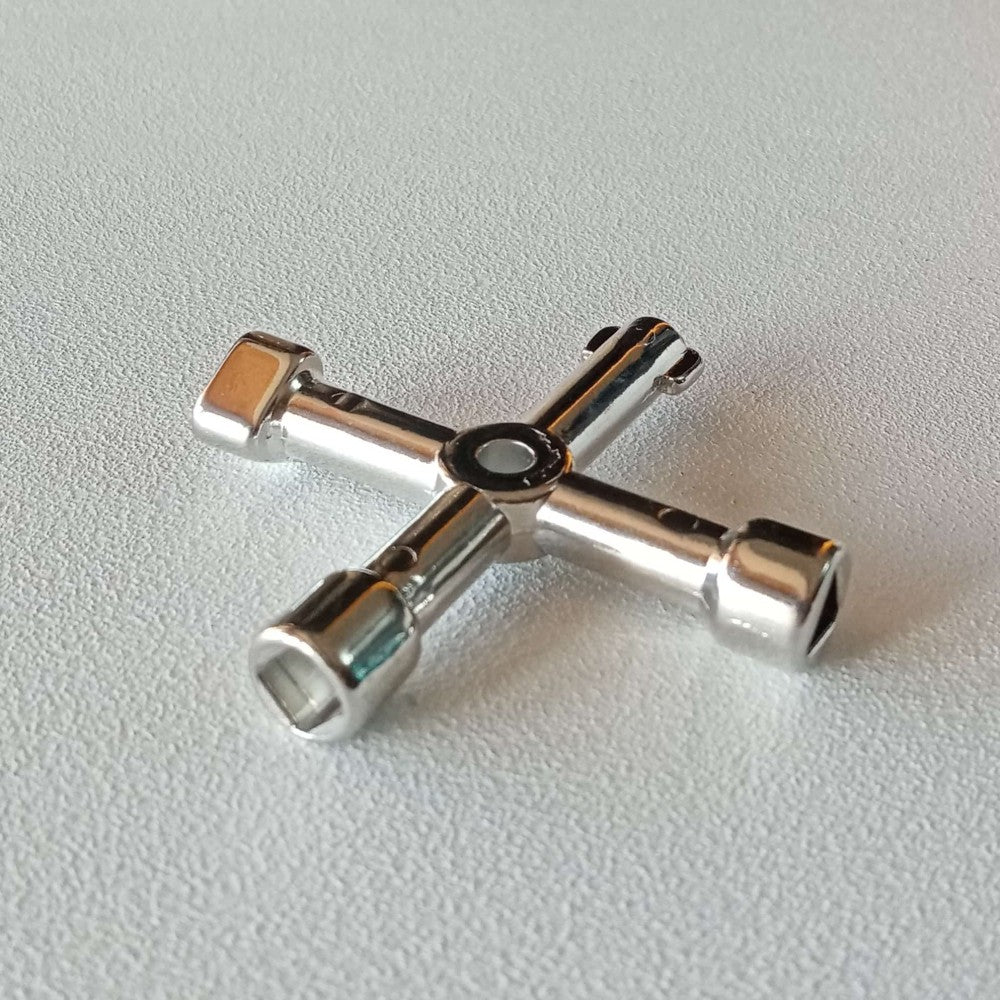 Chiave universale metallica per contatore acqua luce e gas