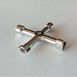 Chiave universale metallica per contatore acqua luce e gas