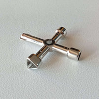 Chiave universale metallica per contatore acqua luce e gas