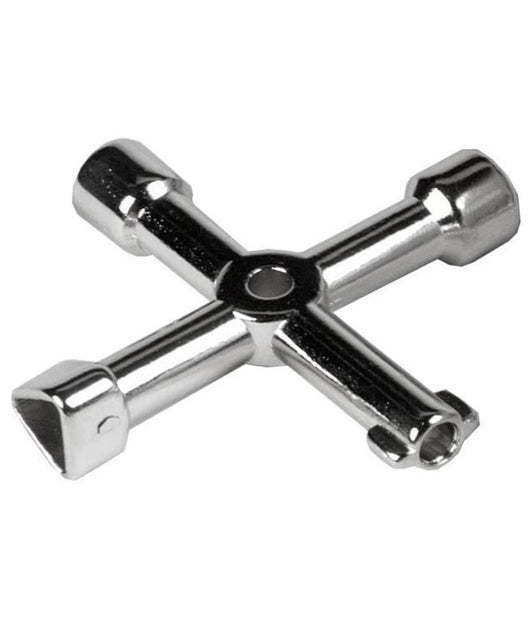 Chiave Universale Multiuso Per Apertura Contatori Cassette Elettrice Acqua Gas         