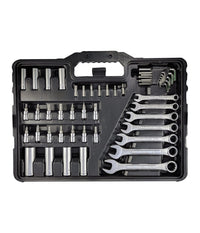 Chiavi A Bussola Cricchetto Set Da 120 Pezzi Vanadium Bussola Inserti In Valigia         