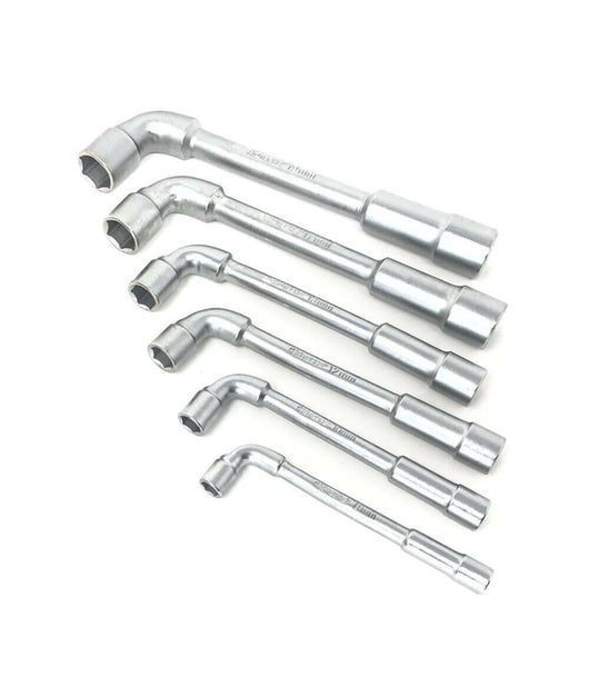 Chiavi A Tubo Pipa Kit 6 Utensili A L Misure 8 10 12 13 17 19 Mm Hoteche 192201         