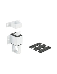 Chiavistello di chiusura per infisso finestra, scrocco a molla, bianco - THIRARD