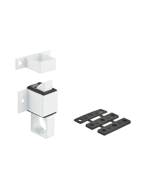 Chiavistello di chiusura per infisso finestra, scrocco a molla, bianco - THIRARD