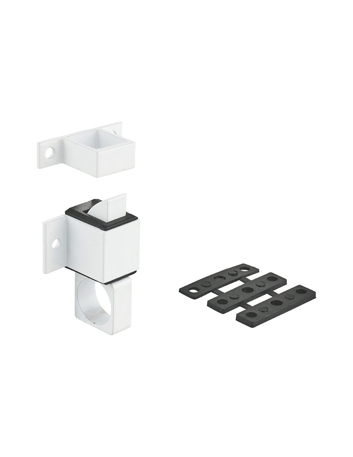 Chiavistello di chiusura per infisso finestra, scrocco a molla, bianco - THIRARD