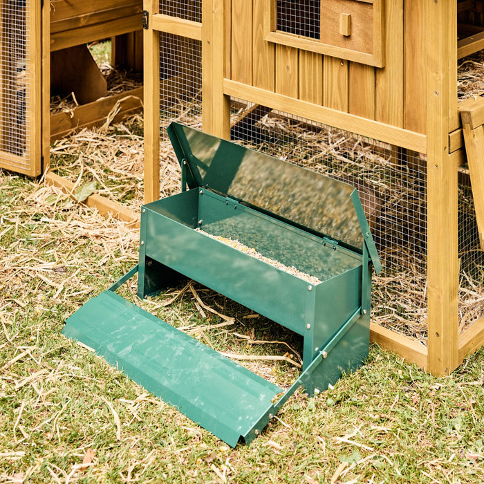 Alimentatore automatico per polli, 5kg, verde