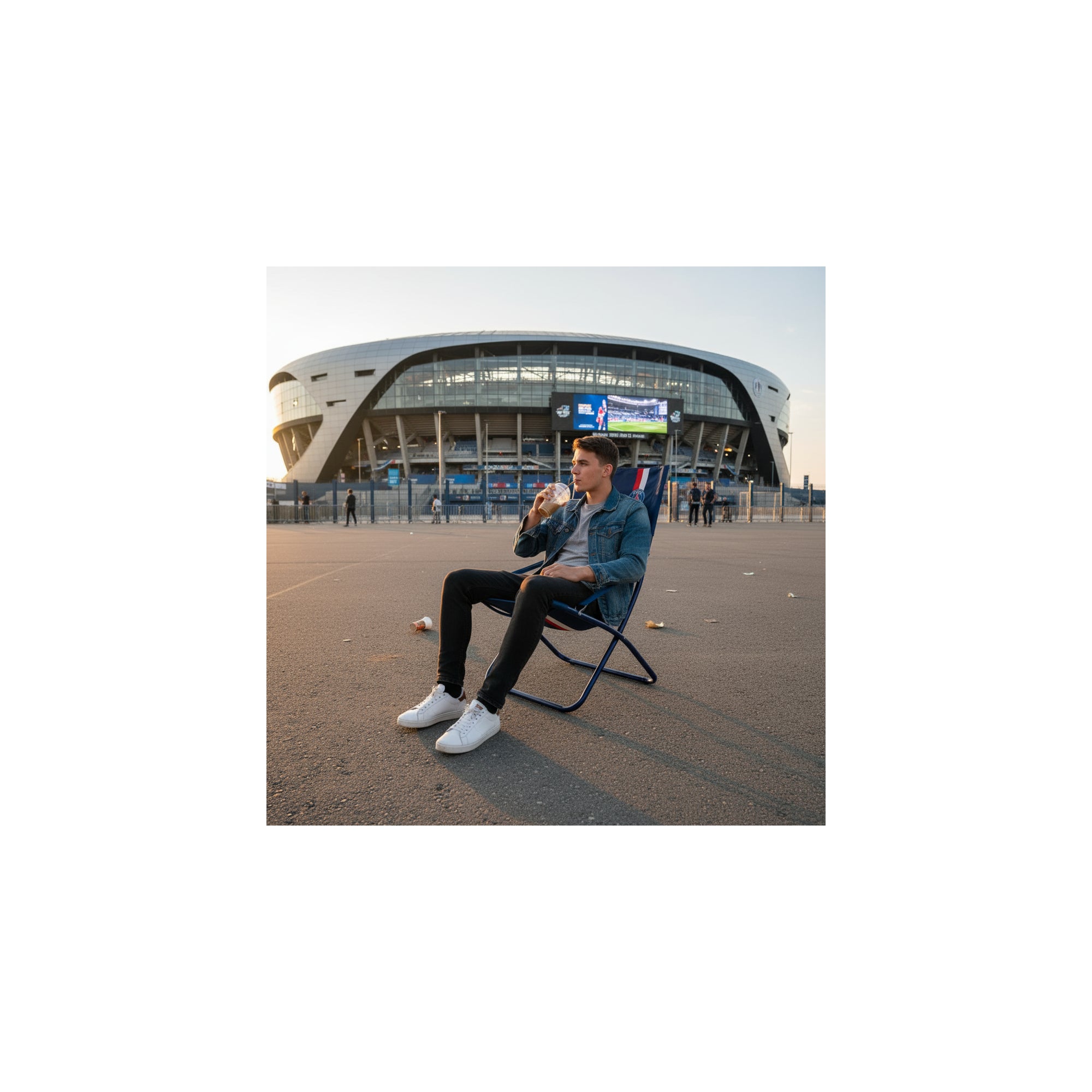 Trolley pieghevole - Paris Saint Germain - Blu