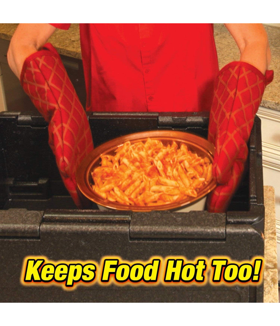 Chill Chest Contenitore Frigo Pieghevole Raffreddamento Frigorifero Portatile         