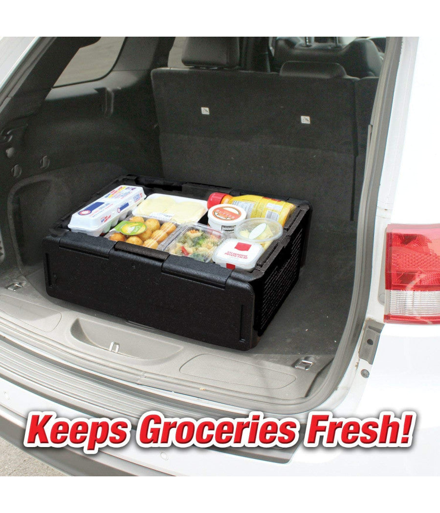 Chill Chest Contenitore Frigo Pieghevole Raffreddamento Frigorifero Portatile         