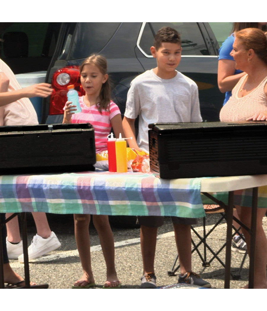 Chill Chest Contenitore Frigo Pieghevole Raffreddamento Frigorifero Portatile         