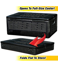 Chill Chest Contenitore Frigo Pieghevole Raffreddamento Frigorifero Portatile         