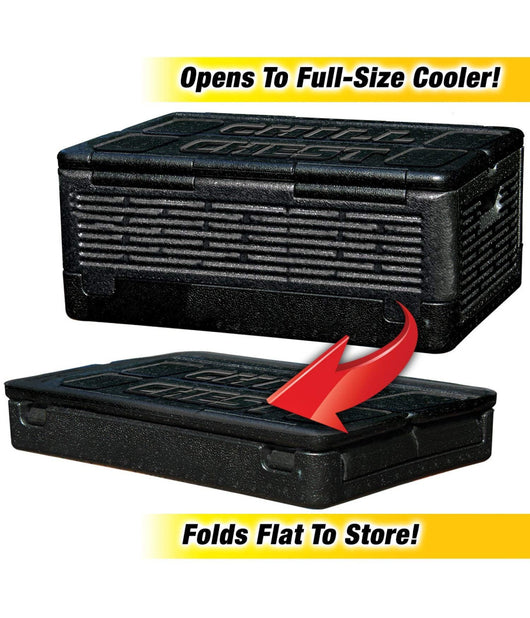 Chill Chest Contenitore Frigo Pieghevole Raffreddamento Frigorifero Portatile         