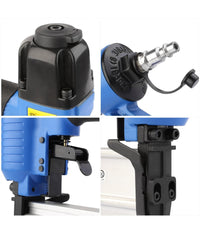 Chiodatrice Spillatrice Aria 2 Funzioni Sparachiodi Pistola Per Chiodi 10 50 Mm         