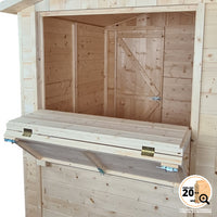 Chiosco 172 x 174 cm in legno - Home Idea Italia