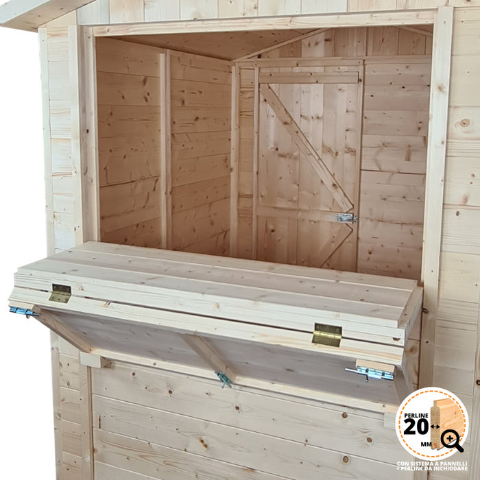 Chiosco 172 x 174 cm in legno - Home Idea Italia