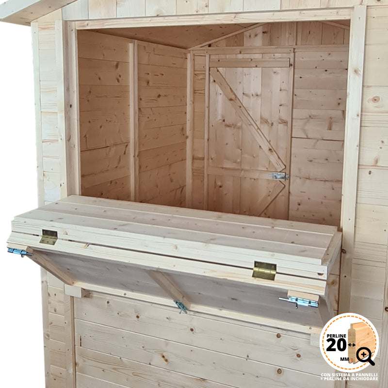 Chiosco 172 x 174 cm in legno - Home Idea Italia