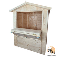 Chiosco 172 x 174 cm in legno - Home Idea Italia