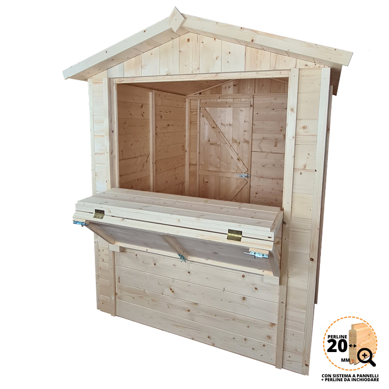 Chiosco 172 x 174 cm in legno - Home Idea Italia