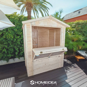 Chiosco 172 x 174 cm in legno - Home Idea Italia
