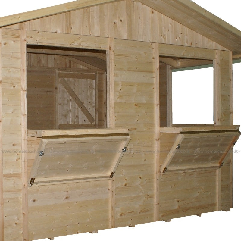 Chiosco mis. 330 x 222 cm in legno - Home Idea Italia