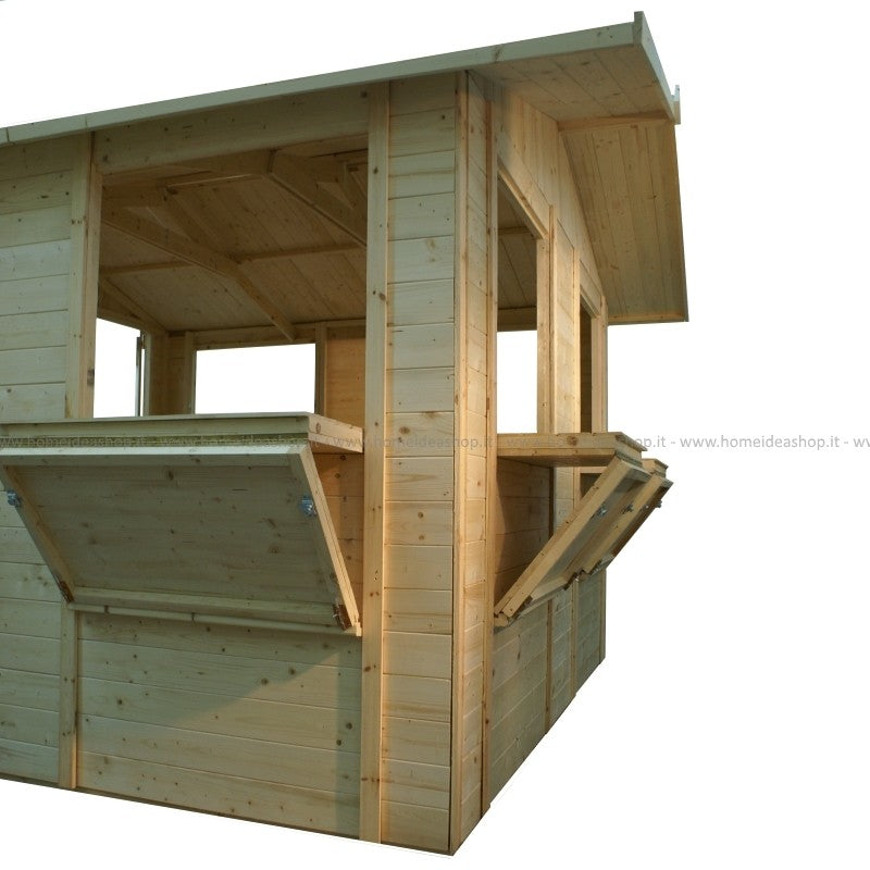 Chiosco mis. 330 x 222 cm in legno - Home Idea Italia