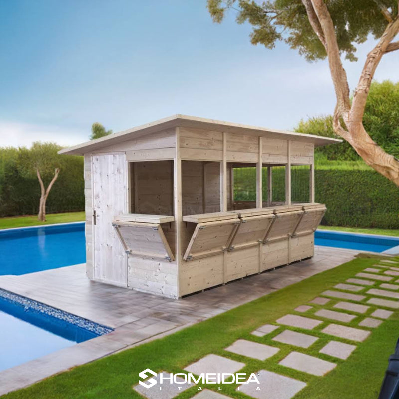 Chiosco 468 x 242 cm - 7 ante - Home Idea Italia