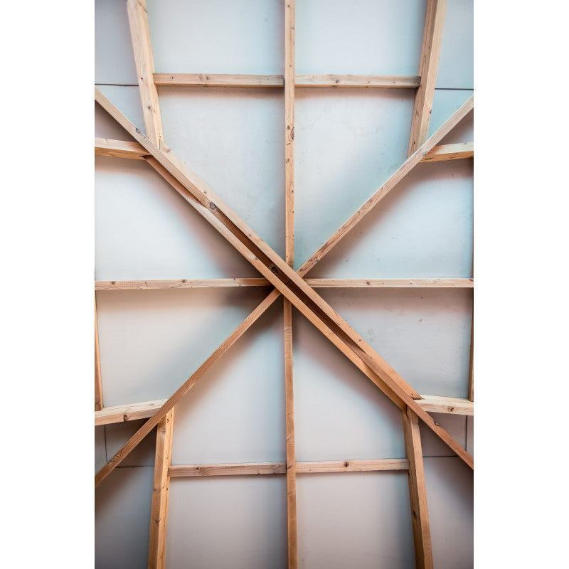 Chiosco bar pool house da giardino in legno termotrattato 379x379 cm  tetto ACP  gazebo con 2 pareti bar + 1 ventelle + 1 lambris  THB3535.CCVB Foresta