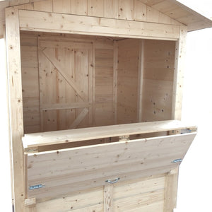 Chiosco Market 182 x 193 cm in legno - Home Idea Italia