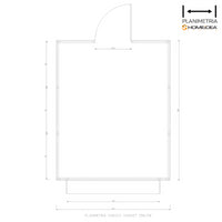 Chiosco Market 258 x 318 cm in legno - Home Idea Italia