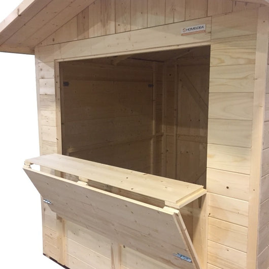 Chiosco Market 258 x 318 cm in legno - Home Idea Italia