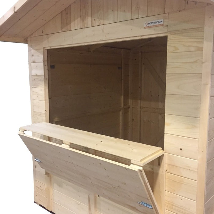 Chiosco Market 258 x 318 cm in legno - Home Idea Italia
