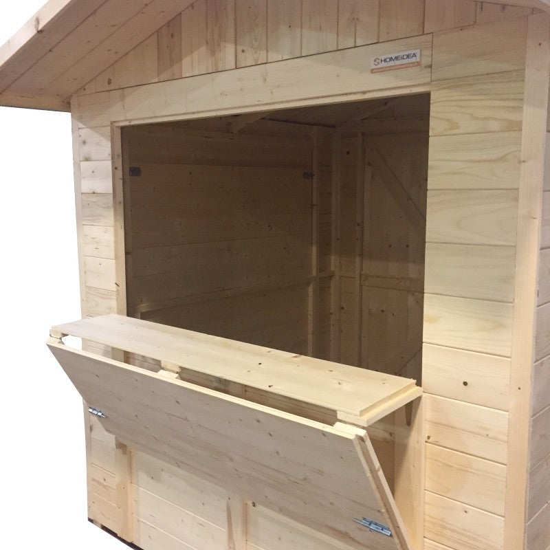 Chiosco Market 258 x 318 cm in legno - Home Idea Italia