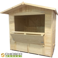 Chiosco Market 258 x 318 cm in legno - Home Idea Italia