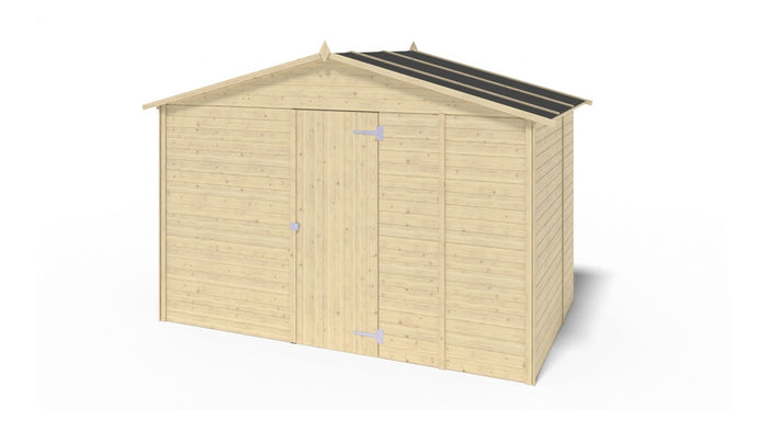 Chiosco per mercatini 5.72 m2 - 3.11x1.84 m - 19 mm - DOM606 - ALTANKA