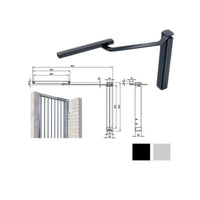 Chiudicancello Vertic.Dx Argento Dc630G Assa Abloy