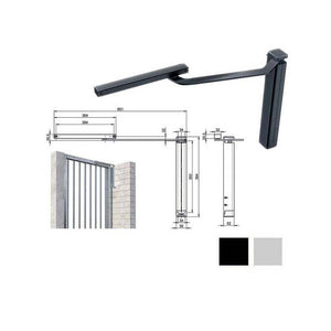 Chiudicancello Vertic.Dx Argento Dc630G Assa Abloy