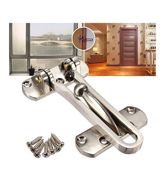 Chiusura A Gancio Serratura Blocco Porta Chiavistello Con Viti Catena Scorrevole Sicurezza         