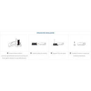 CHIUSURA INOX 316 CON CHIAVE