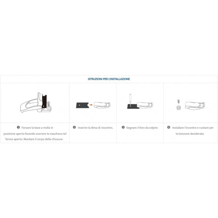 CHIUSURA INOX 316 CON CHIAVE