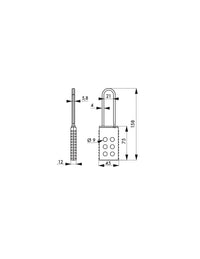 Chiusura in nylon per 6 lucchetti - THIRARD