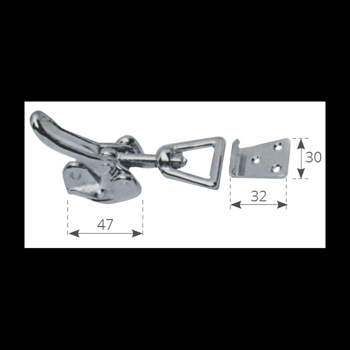 CHIUSURA REGOL. OTTONE CROMATO