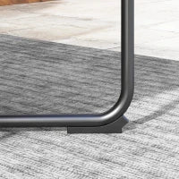 Set da Giardino 5 Pezzi in Rattan con 2 Sedie Laterali, Sedia Centrale e 2 Sgabelli/Tavolini da Caffè