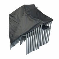 Fodera per set di 8 sedie, grigio scuro