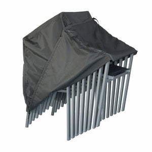 Fodera per set di 8 sedie, grigio scuro