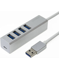 Ciabatta Usb Multipresa Hub Con 4 Porte Usb 3.0 + Micro Usb Per Pc E Laptop         
