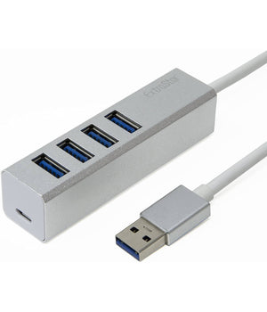Ciabatta Usb Multipresa Hub Con 4 Porte Usb 3.0 + Micro Usb Per Pc E Laptop         