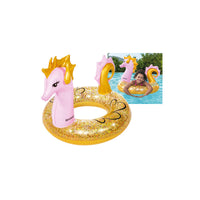 Ciambella cavalluccio marino glitter Bestway 135 cm – Ride-on party