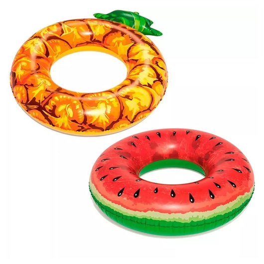 Trade Shop - Ciambella Galleggiante Salvagente Gonfiabile Mare Piscina Forma Anguria Ananas 019960 -