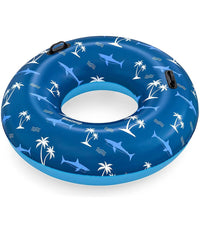 Trade Shop - Ciambella Gonfiabile Fashion Nautical Salvagente 119cm Con Maniglie Estate 36353 -